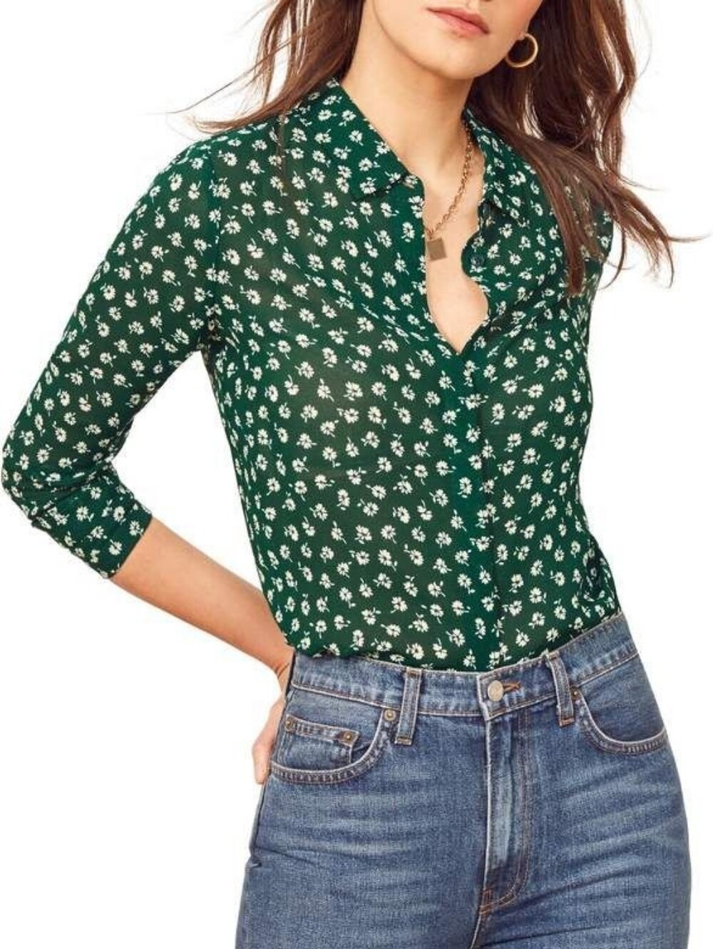 Reformation Violet Blouse M Like New